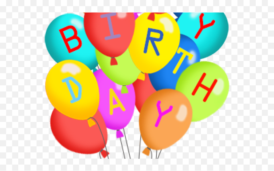 Birthday Present Clipart Ballon - Happy Birthday Clip Art Happy Birthday Balloons Png,Birthday Present Transparent Background