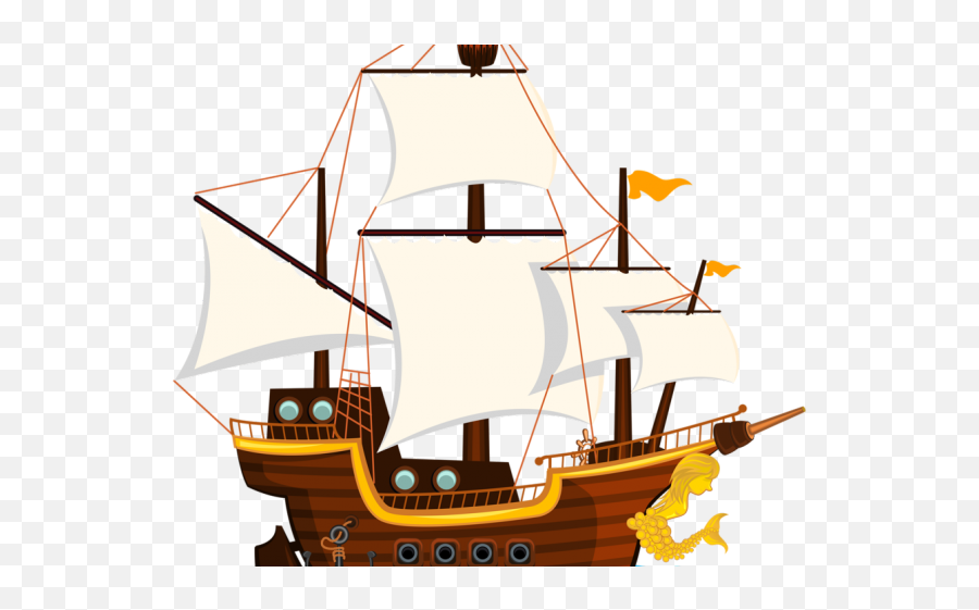 Old Ship - Transparent Background Pirate Ship Clipart Png,Old Ship Png