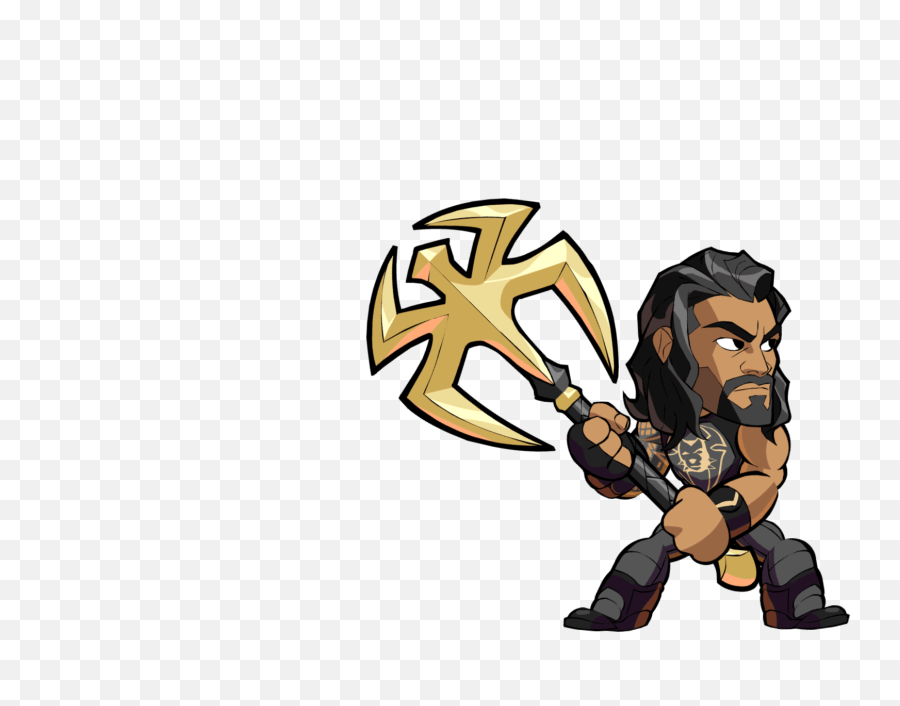 Download Brawlhalla Wwe - Wwe Superstars Png Cartoon,Wwe Roman Reigns Png -  free transparent png images 