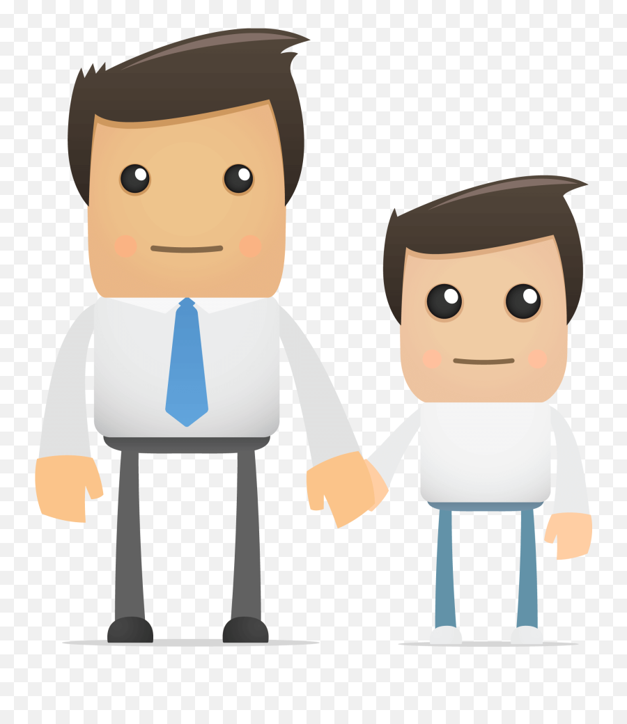 Download Cartoon Dad And Son Png Image - Commodity Mcx,Father And Son Png