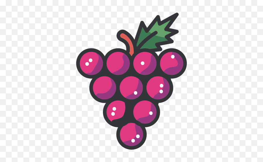 Grapes Cluster Icon - Imagen De Una Uva Animados Png,Grape Png