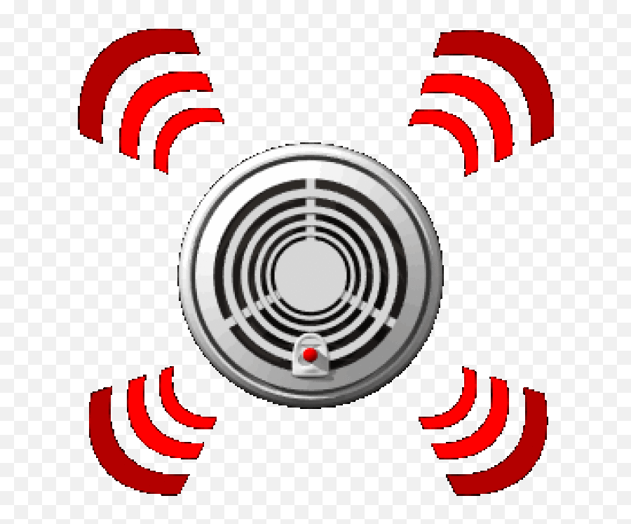 Detection Clipart Alarming Fire Alarm - Smoke Detector Clip Art Png,Smoke Gif Png