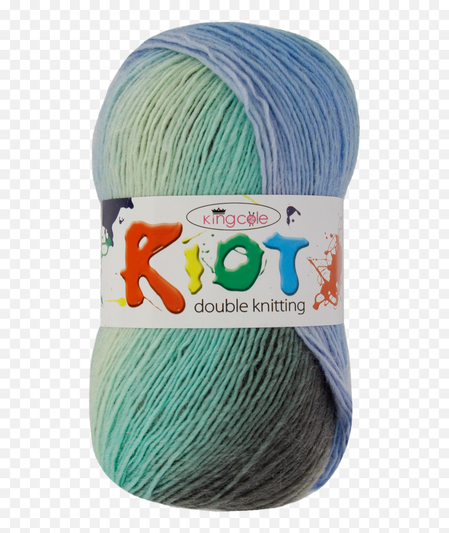 King Cole Riot Dk 100g - Multicoloured Knitting Yarn Thread Png,Ball Of Yarn Png