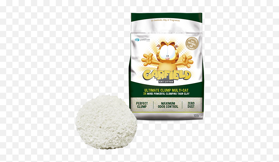 Garfield Cat Litter Tiny Grains Flushable 10 Lbs Petistorecom Png
