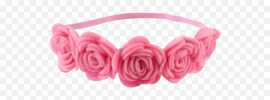 Download Rose Pink Headband Mini - Pink Flower Headband Png,Headband Png