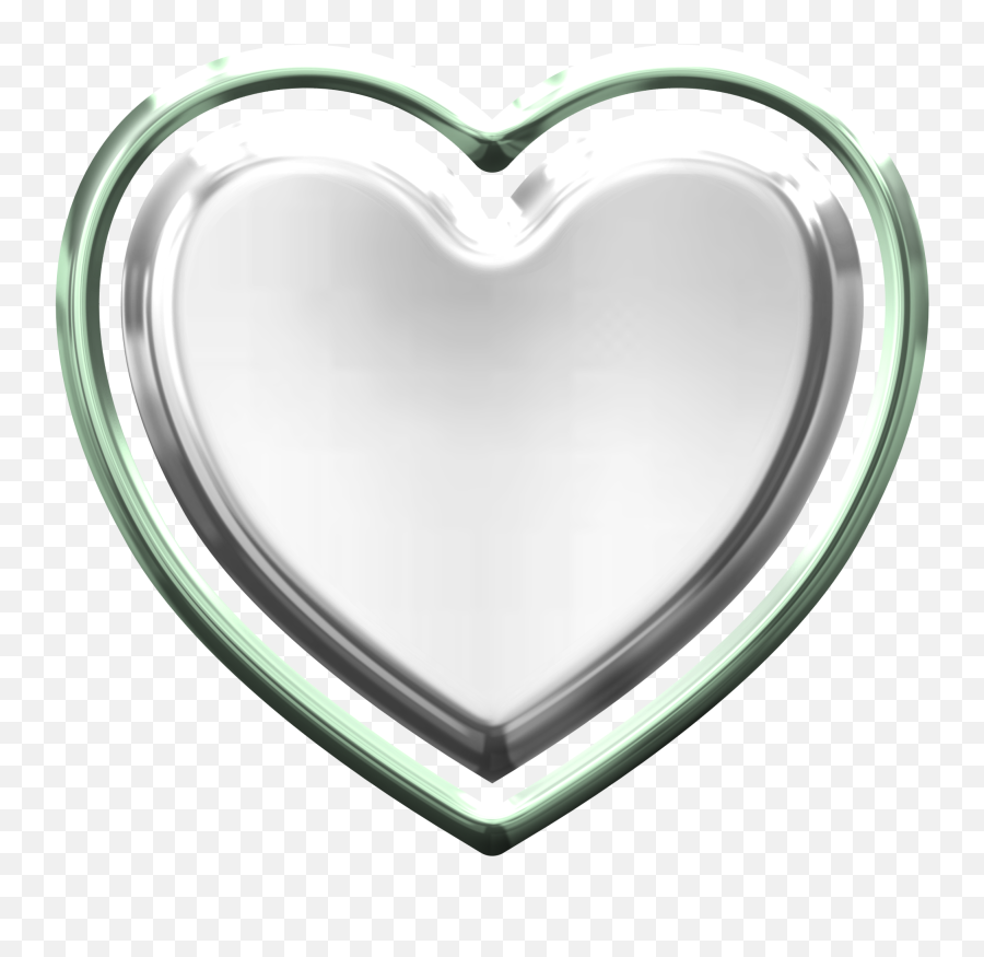 Download Silver Heart Png Image For Free - Transparent Background Silver Heart Png,Mirror Transparent Background
