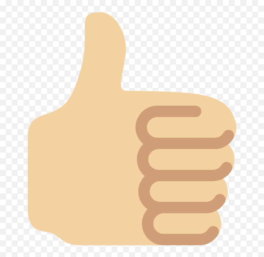 Thumbs Up Emoji Clipart - Zoom Raise Thumbs Up Png,Emoji Thumbs Up Png