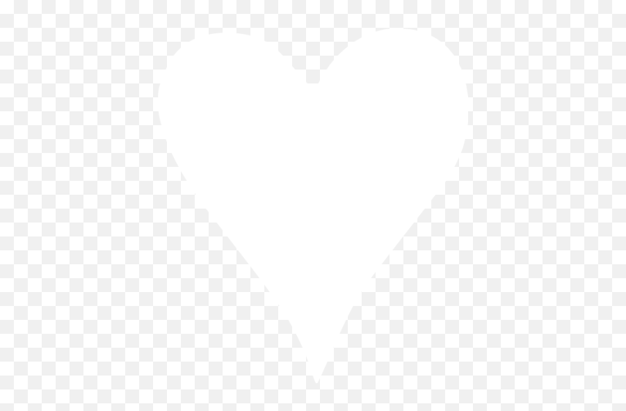 White Heart 43 Icon - Vector White Heart Png,White Heart Transparent