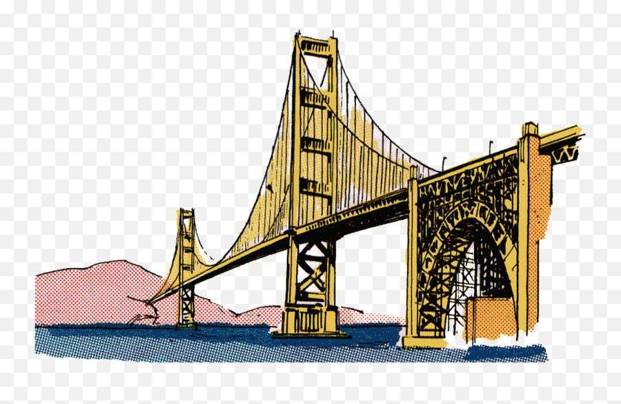 Bridge Vintage Clip Art - Free Image On Pixabay Clipart Pont Png,Bridge Transparent