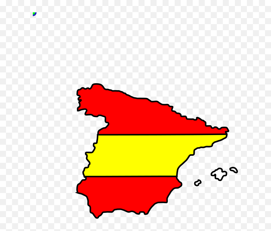 Flag Within The Boundaries Of Spain Svg Vector - Spain Clip Art Png,Spain Flag Png