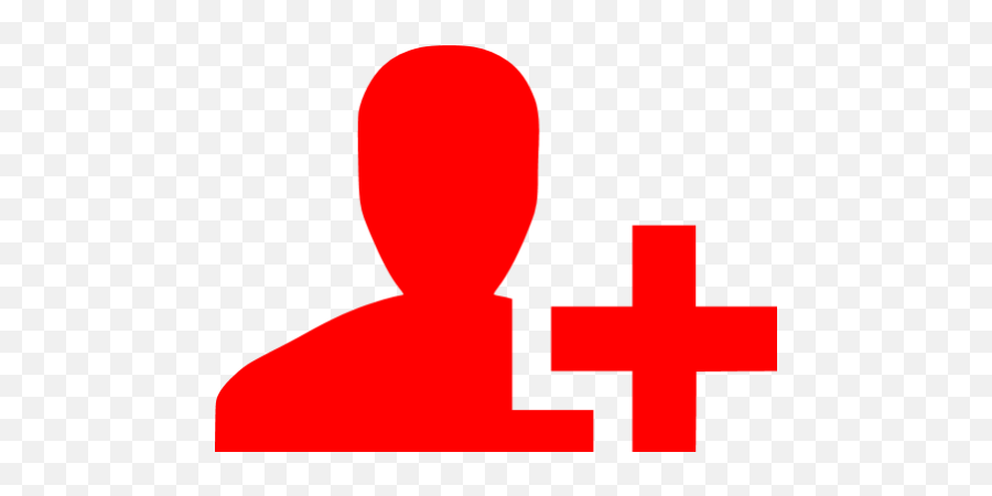 Red Add User Icon - Free Red User Icons Add New User Icon Red Png,User Icon Png