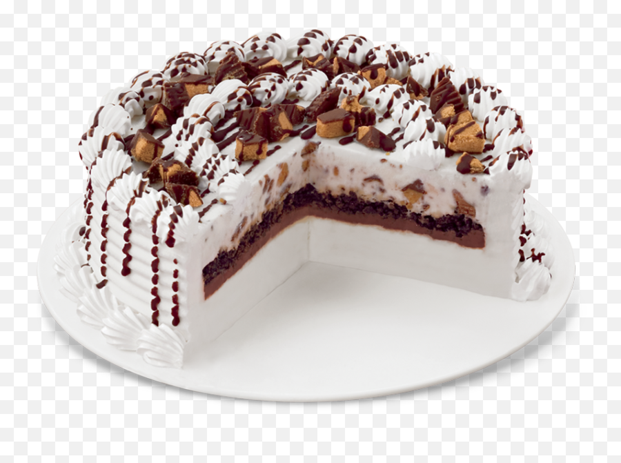 Reeseu0027speanut Butter Cups Blizzard Cake - Dairy Queen Ice Cream Cake Png,Reeses Pieces Logo