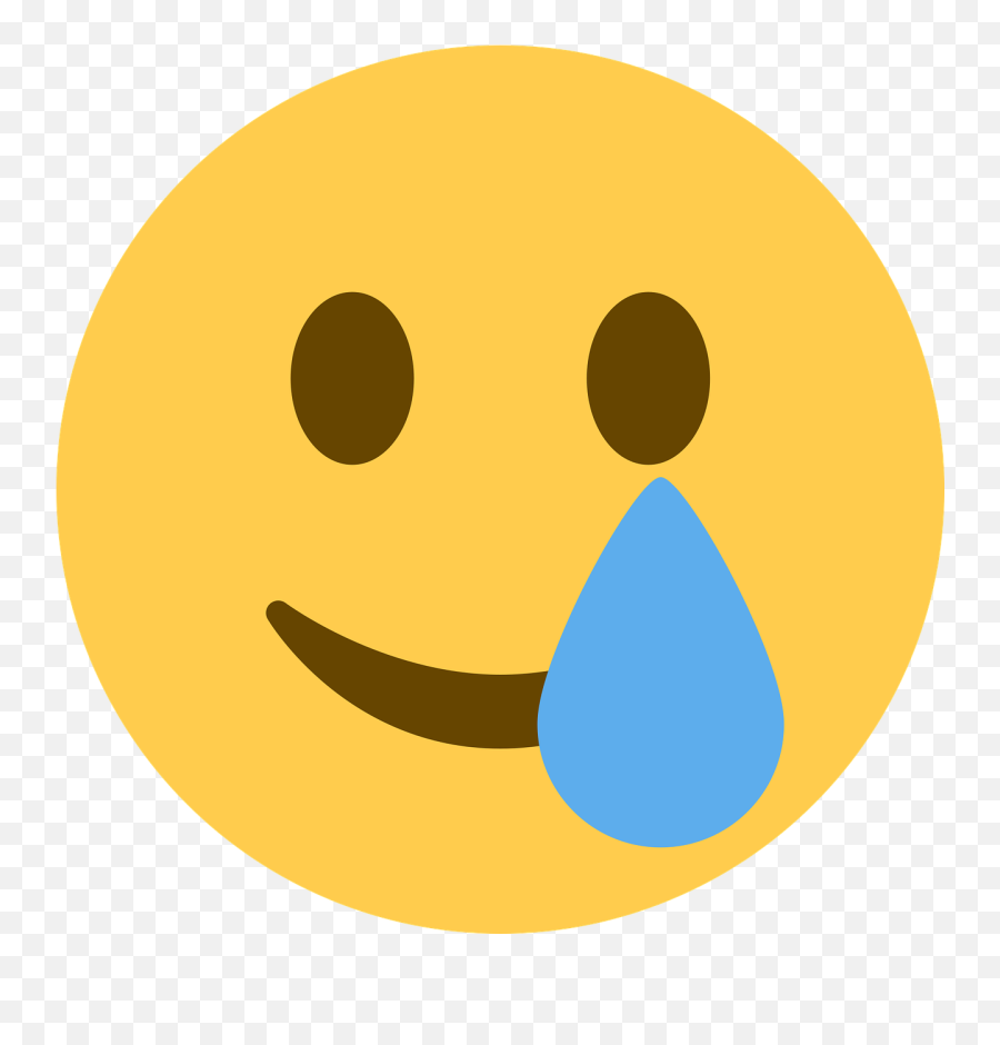 Juneteenth Cry Emoji - Free Vector Graphic On Pixabay Smiling Face With Tear Twitter Png,Laughing Crying Emoji Png