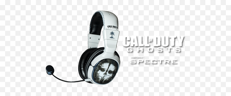 Call Of Duty Ghosts Limited Edition Turtle Beach Headsets - Portable Png,Cod Ghosts Logo