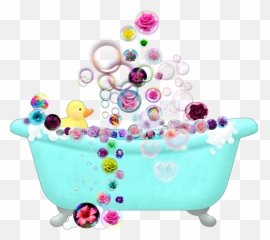 Bubble Bath Bubbles Splash Tub Sticker By Precious - Colorful Bubbles Png,Bubble Bath Png