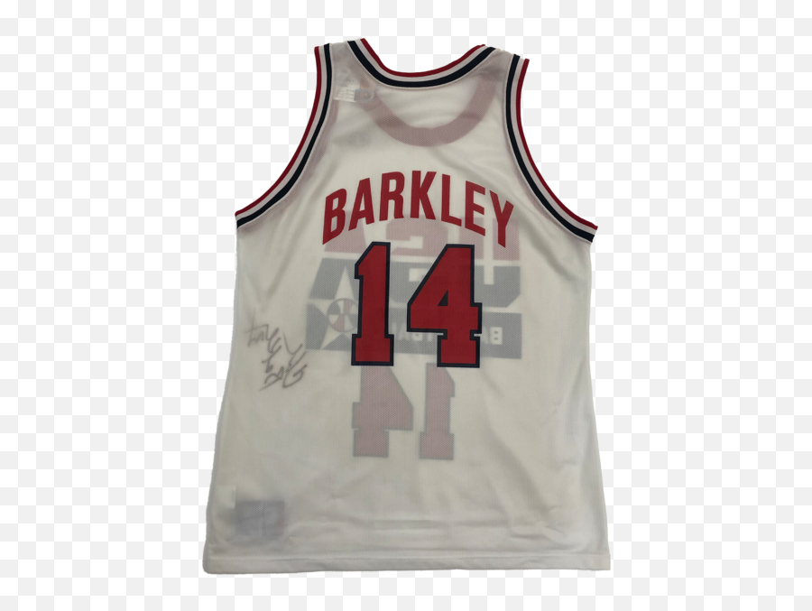 Vintage 90s Charles Barkley Signed - Sleeveless Png,Charles Barkley Png