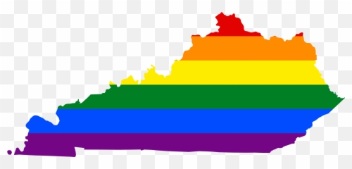 Lgbt Flag Map Of Kentucky - Kentucky Community And Technical College System Png,Kentucky Png