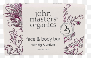 Face U0026 Body Bar With Fig Vetiver - John Masters Organics Png,Fig Png