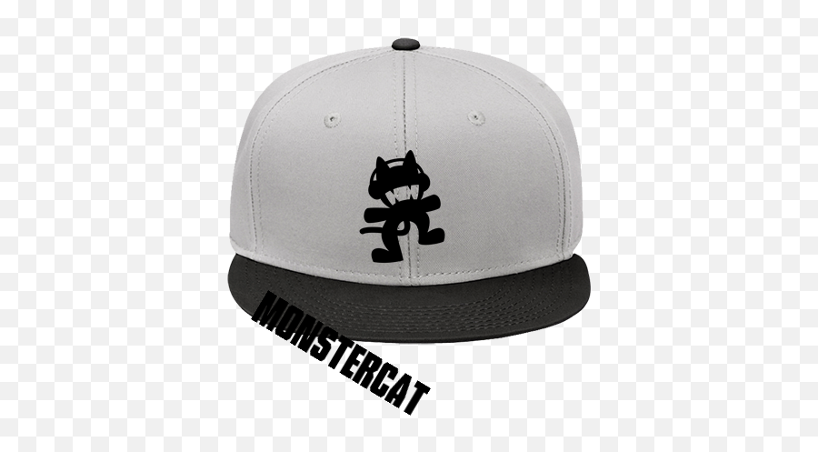 Monstercat Snap Back Flat Bill Hat - Monstercat Apparel For Kids Png,Monstercat Logo