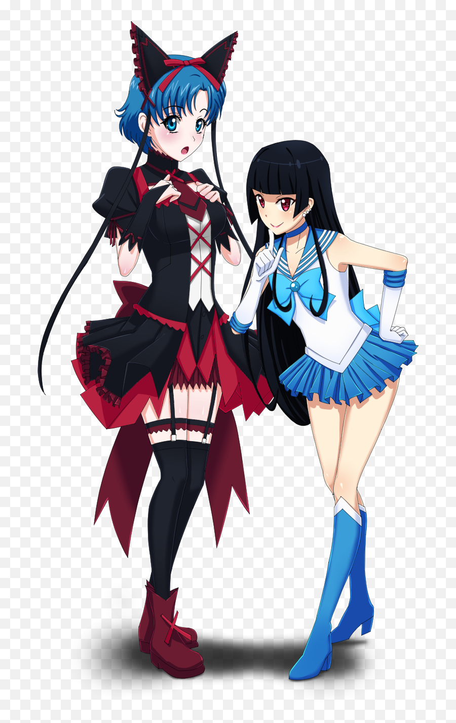 Mizuno Ami Sailor Mercury And Rory Bishoujo - Fictional Character Png,Sailor Mercury Png