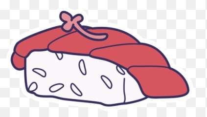 Sushi Sticker - Transparent Png U0026 Svg Vector File Sushi Caroon No Copyright,Png Stickers