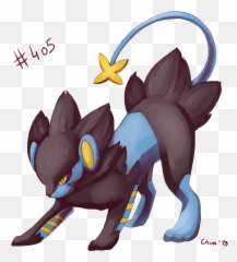 Luxray Par - Drawing Full Size Png Download Seekpng Luxray Drawing,Luxray Png