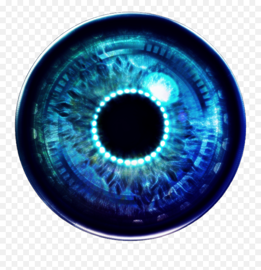 Clipart Eyes Robot Transparent - Robot Eyes Png,Blue Eye Png