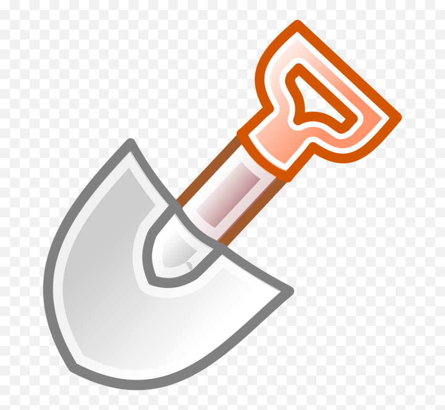 Vector Clip Art Of Shovel With Red Handle Vectors - Clipartix Clip Art Shovel Png,Vectors Png