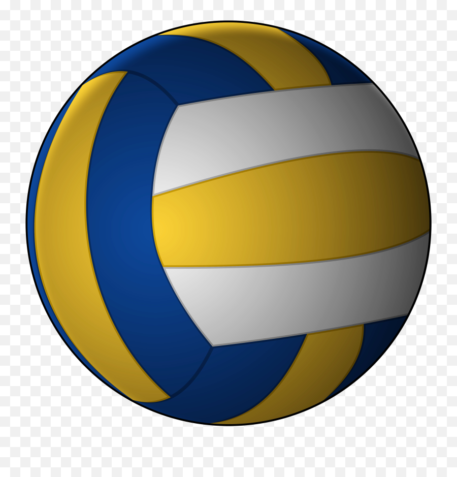 Volleyball Clip Art - Volleyball Ball White Background Png,Volleyball Transparent Background