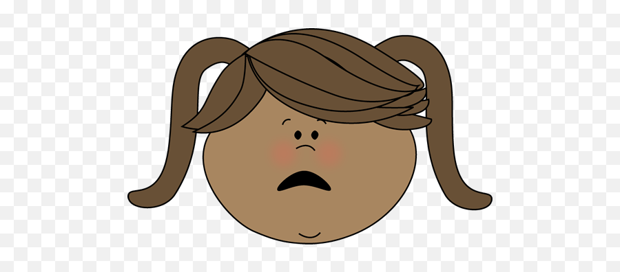 Emotions Clipart Scared Face Pencil And - Sad Child Face Clipart Png,Scary Face Png