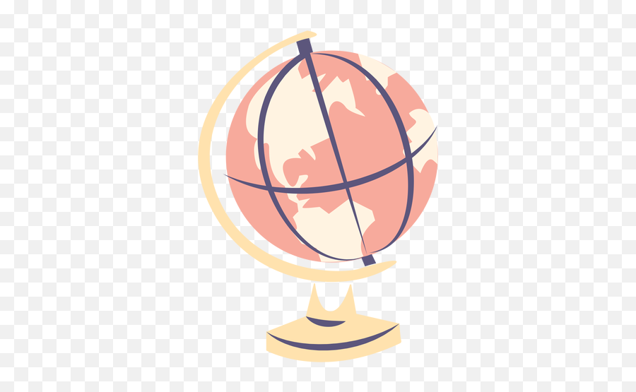 School Globe Flat Icon - For Basketball Png,Flat Globe Icon