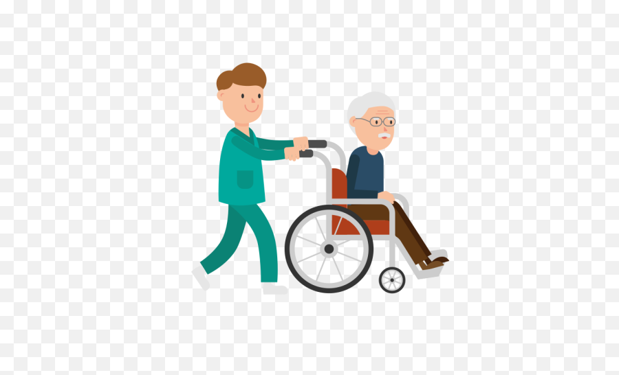Person In Wheelchair Png - Cartoon Person In Wheelchair,Wheelchair Transparent