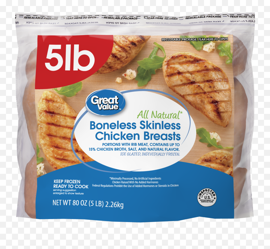 Great Value Boneless Skinless Chicken - Walmart Chicken Breast Png,Great Value Icon