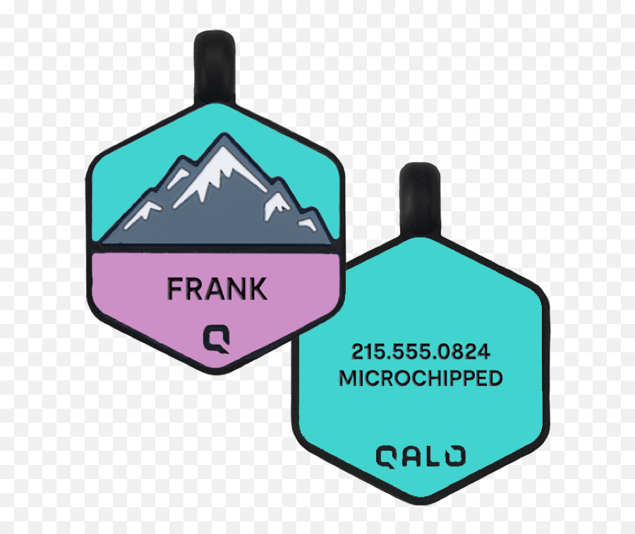 Bloom Mountain Silicone Dog Id Tag - Qalo Dog Tags Png,Dogtag Icon