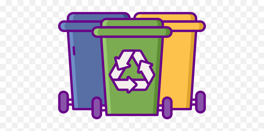 Residential Garbage Collection City Of Clearwater Fl - Bin Free Recycle Bin Aesthetic Icon Png,Old Recycle Bin Icon