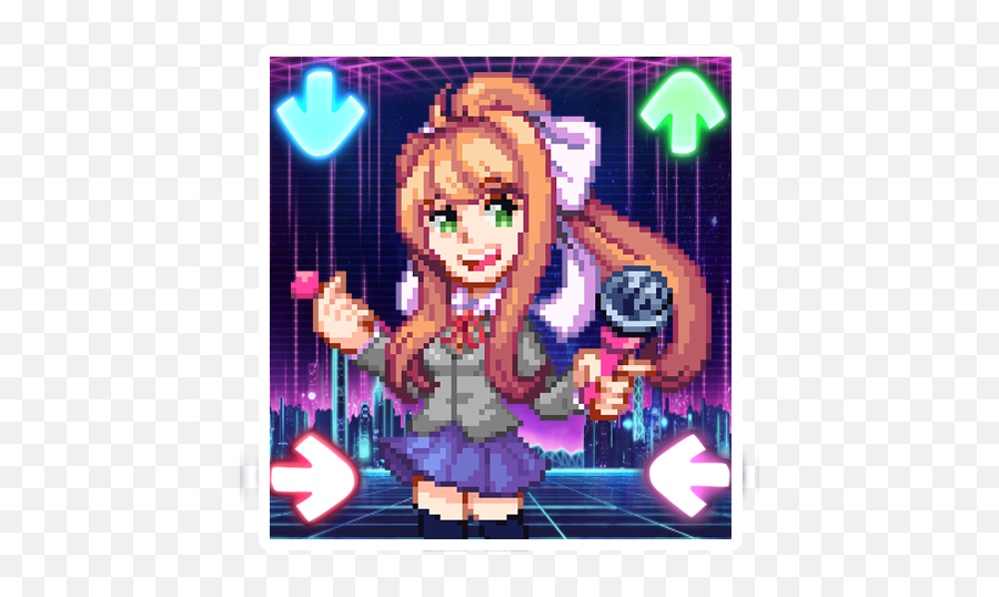 Top Music Games - Page 10 Aptoide Fnf Monika Png,Kda Icon