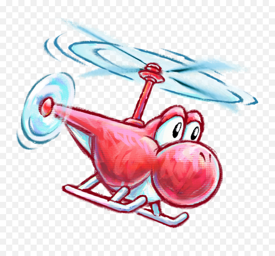 Helicopter Yoshi - Super Mario Wiki The Mario Encyclopedia Yoshi Helicopter Png,Yoshi Png