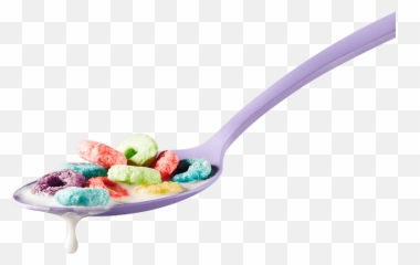 Limited Edition Fruity Cereal Protein Bar Gluten - Free One Loop Spoon png