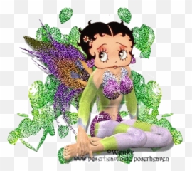 Betty Boob Shimmering Fairy Dust Sticker - Mythical Creature png
