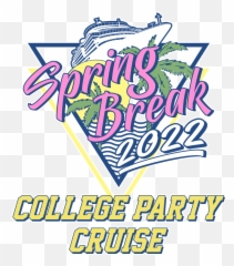 College Party Cruise Spring Break 2022 - png