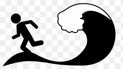Tsunami Evacuation Disaster - Pictogram Free Icon Transparent png