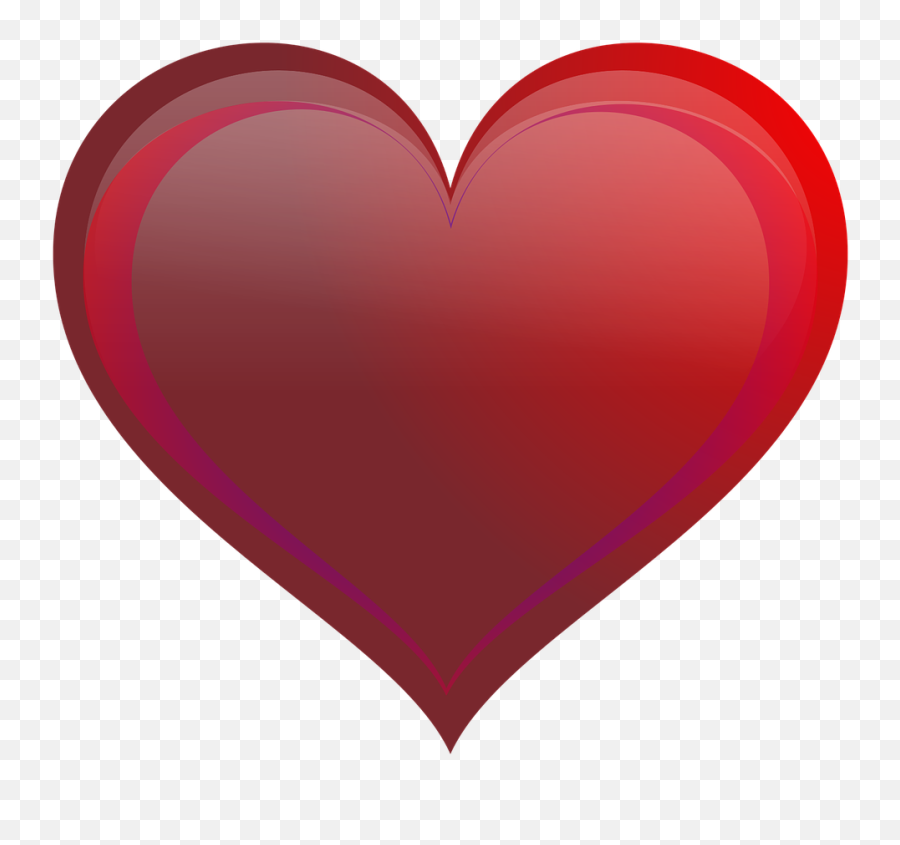 Wedding Heart Icon Symbol Love Red Gradient - Significa El Corazon Rojo Oscuro Png,Black Heart Icon Png