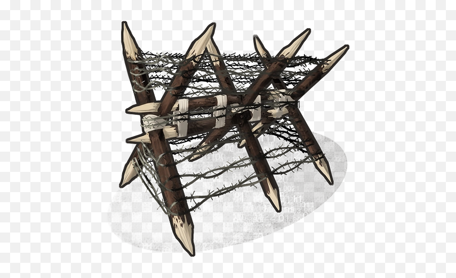 Rust Barbed Wooden Barricade - Item Information Corrosion Hour Rust Wooden Barricade Png,Rust Game Icon