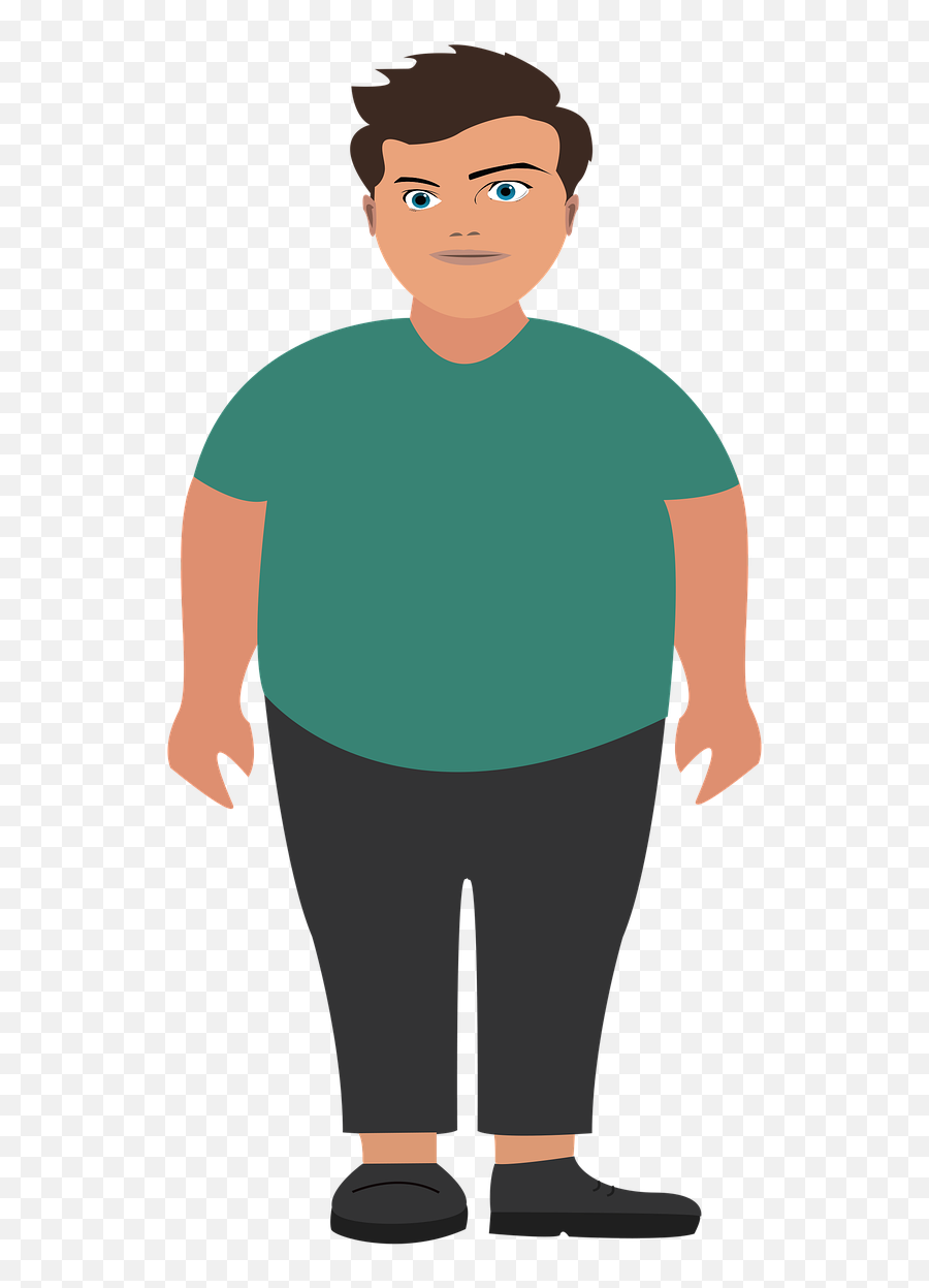 The Fat Man Overweight - Cartoon Fat Man Png,Fat Man Png - free transparent  png images 