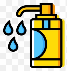 Shampoo Soap Bottle Liquid Hair Icon - Clipart Black And White png