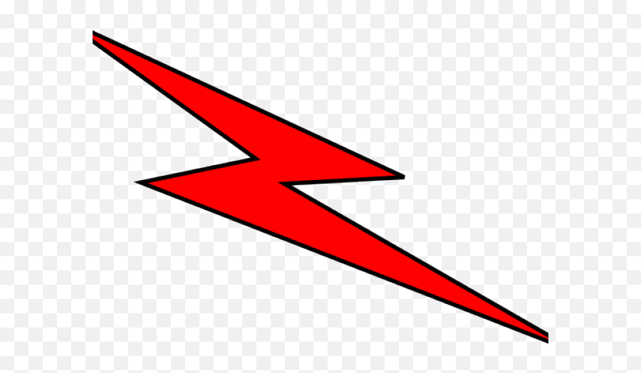 Lightning Clipart Red - Triangle Png,Red Lightning Transparent