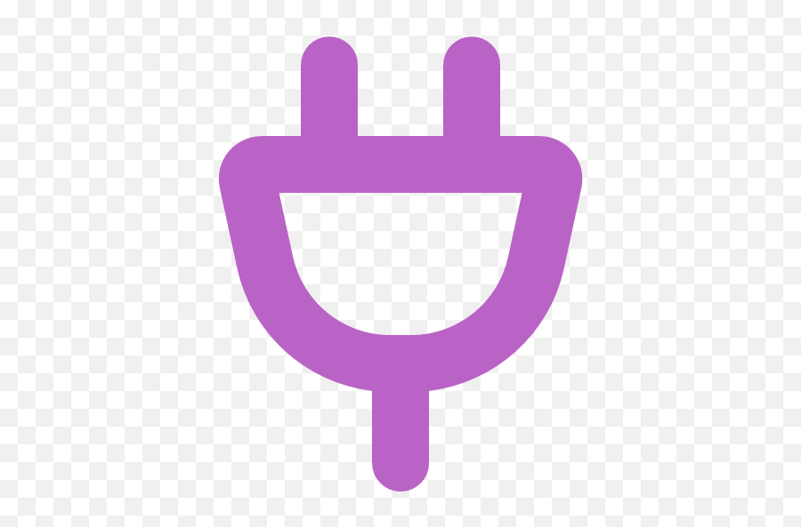 Plug Energy Power Electricity Icon - Bold Purple Png,Plug In Icon