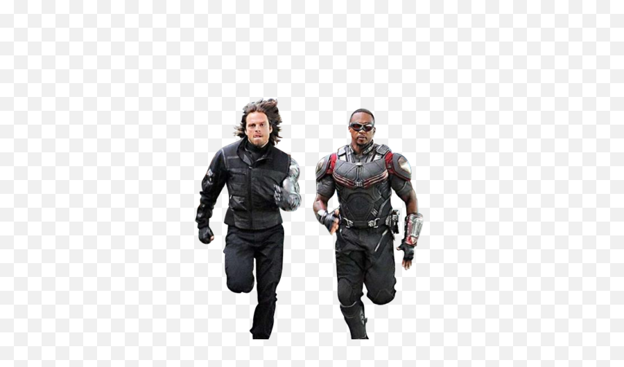 Hedgehog Bucky Barnes Winter - Winter Soldier And Falcon Running Png,Bucky Barnes Png