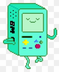 Download Bmo - Adventure Time Pixel Art Full Size Png Bmo Adventure Time Png,Adventure Time Logo Png