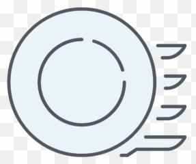 Dishes Png Icon - Circle